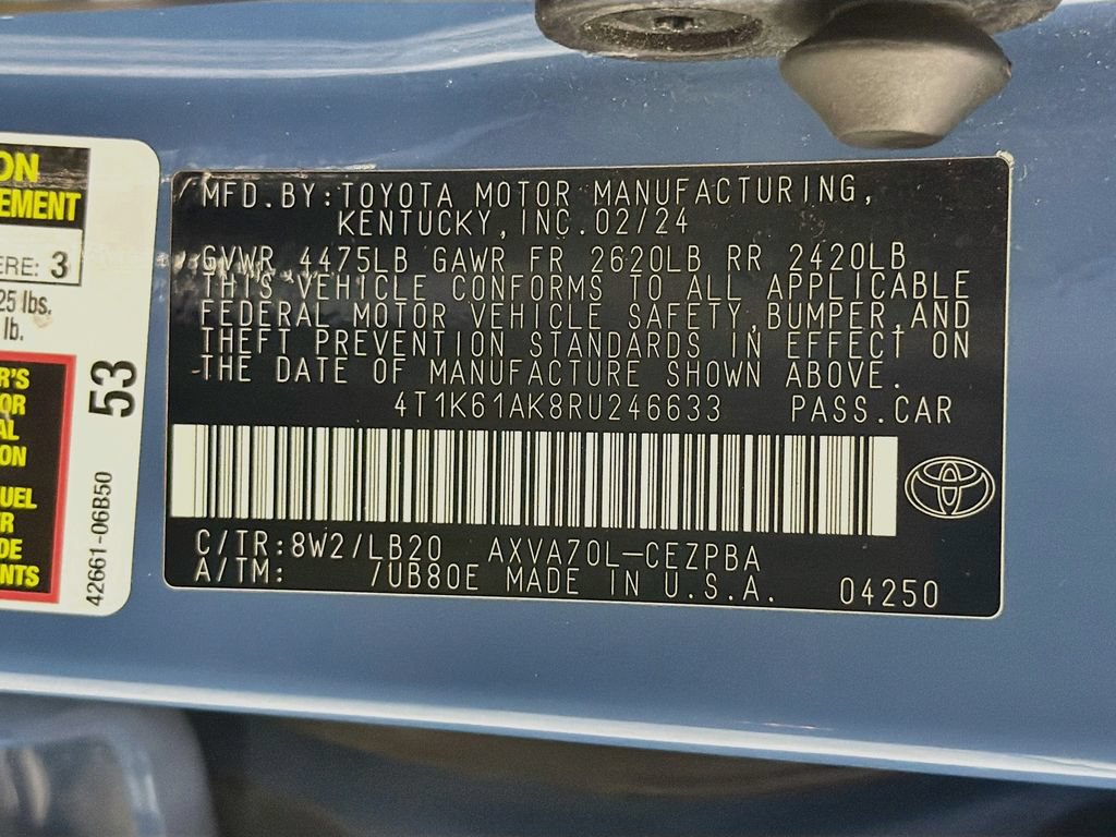 Used 2024 Toyota Camry XSE FWD image 33