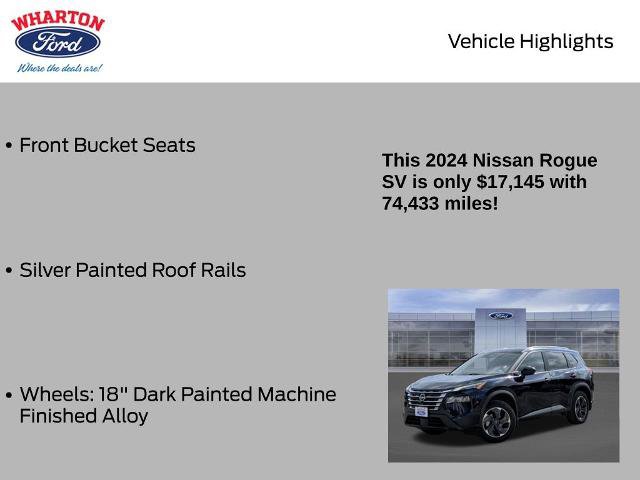 Used 2024 Nissan Rogue SV w/ SV Premium Package FWD image 21