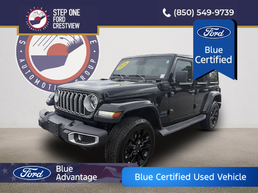 Used 2025 Jeep Wrangler Unlimited Sahara w/ Safety Group AWD/4WD 360° Tour