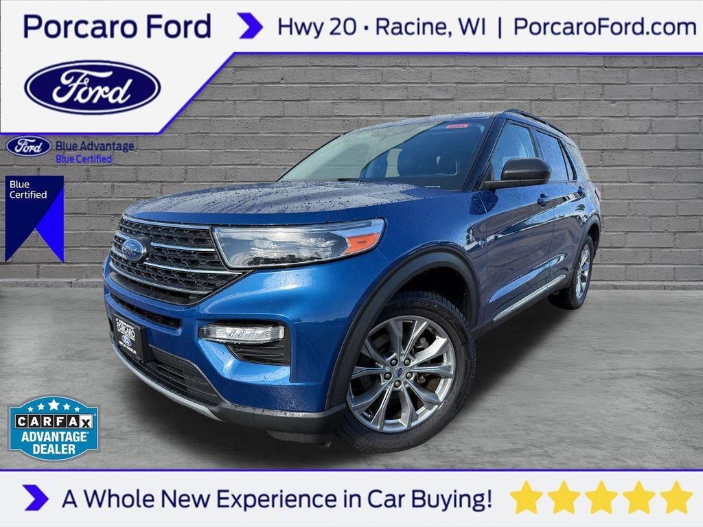 Certified 2022 Ford Explorer XLT w/ Equipment Group 202A AWD/4WD image 1