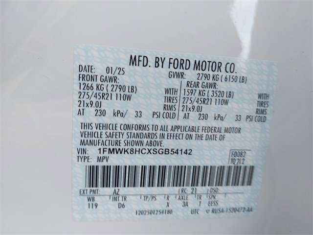 Certified 2025 Ford Explorer Platinum w/ Ultimate Package image 34