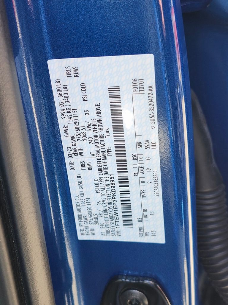 Certified 2023 Ford F150 XLT w/ Equipment Group 302A High image 33