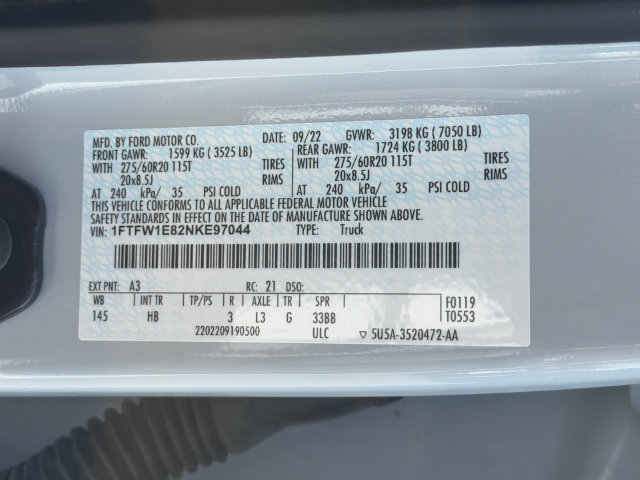 Certified 2022 Ford F150 Lariat AWD/4WD image 35