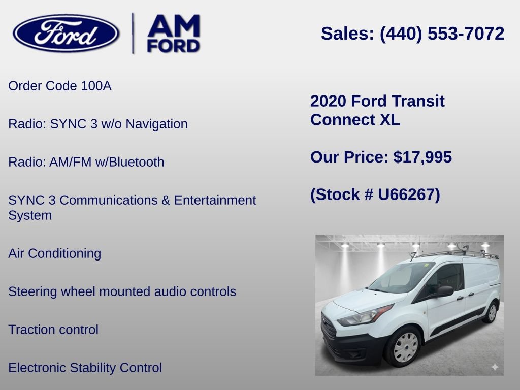 Certified 2020 Ford Transit Connect XL FWD image 6