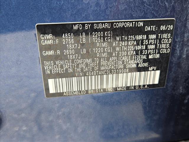 Used 2020 Subaru Outback Limited w/ Popular Package #2 AWD/4WD image 16