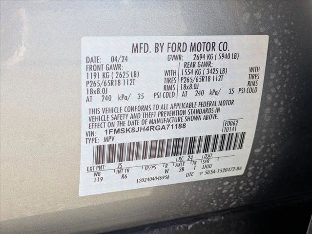 Certified 2024 Ford Explorer Timberline w/ Timberline Technology Package image 28