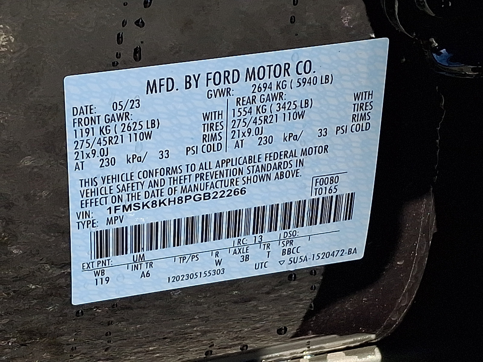 Certified 2023 Ford Explorer ST-Line w/ Class IV Trailer Tow Package AWD/4WD image 30