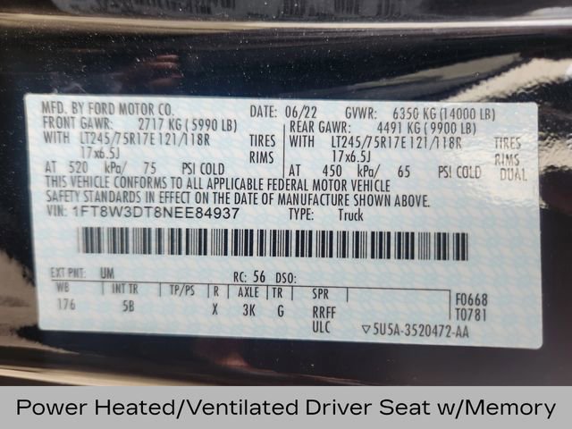 Certified 2022 Ford F350 Lariat w/ Lariat Ultimate Package image 28