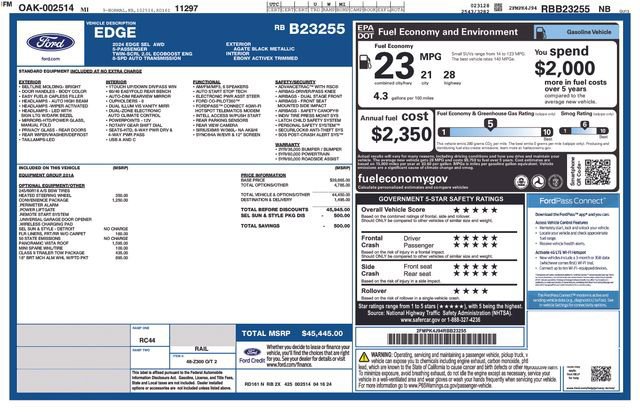 Certified 2024 Ford Edge SEL w/ Convenience Package image 9