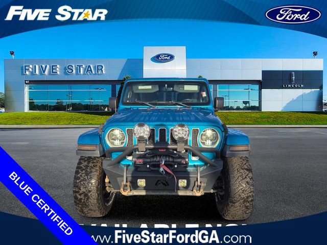 Used 2020 Jeep Wrangler Unlimited Sahara w/ Uconnect 4C Nav & Sound Group AWD/4WD image 2
