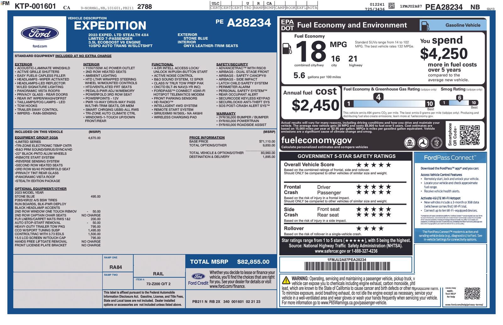 Certified 2023 Ford Expedition Limited AWD/4WD image 5