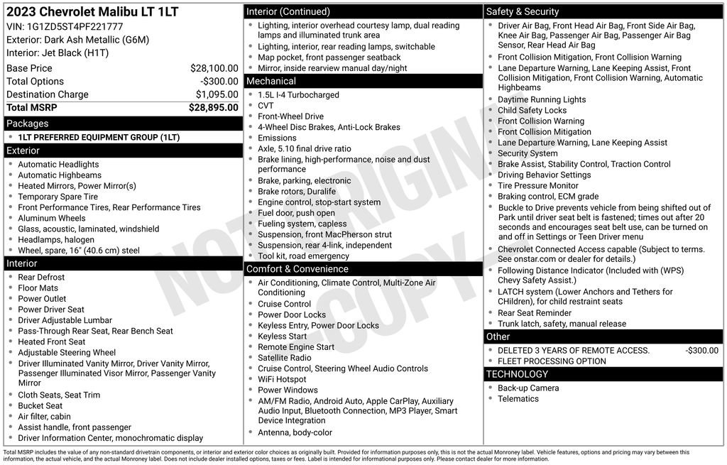 Used 2023 Chevrolet Malibu LT image 5