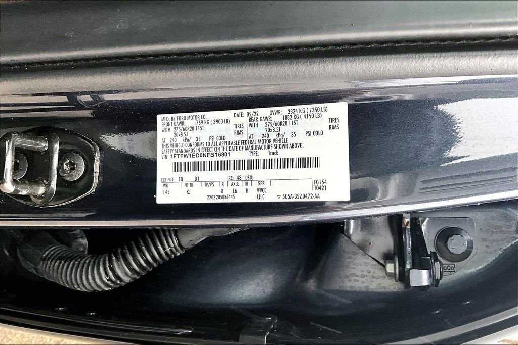 Certified 2022 Ford F150 King Ranch w/ Equipment Group 601A High image 34