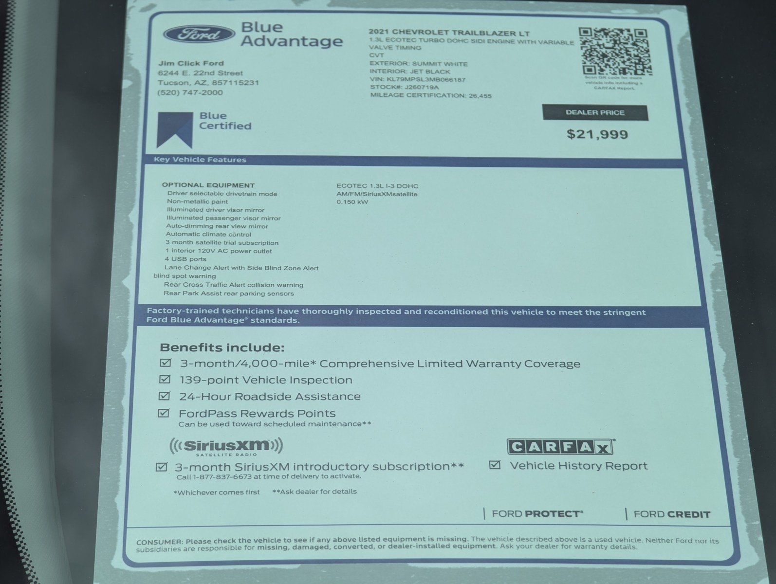 Used 2021 Chevrolet TrailBlazer LT w/ Convenience Package FWD image 15