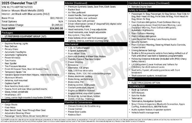 Used 2025 Chevrolet Trax LT FWD image 24