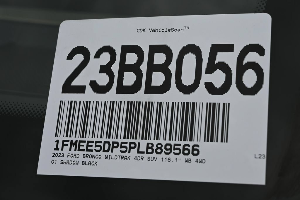 Certified 2023 Ford Bronco Wildtrak AWD/4WD image 41