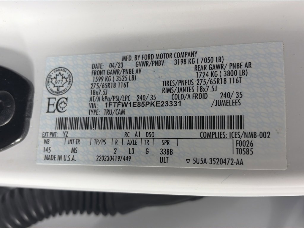 Certified 2023 Ford F150 XLT w/ Equipment Group 302A High image 9