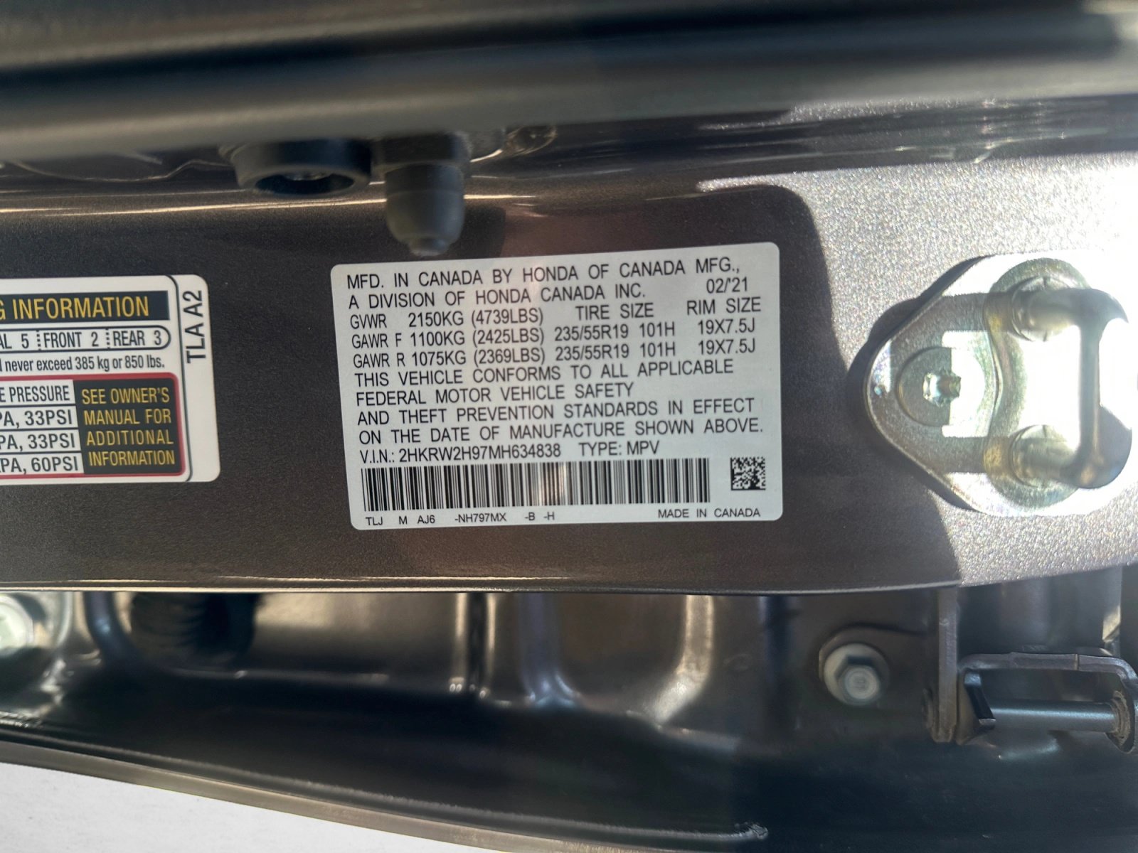 Used 2021 Honda CR-V Touring image 13