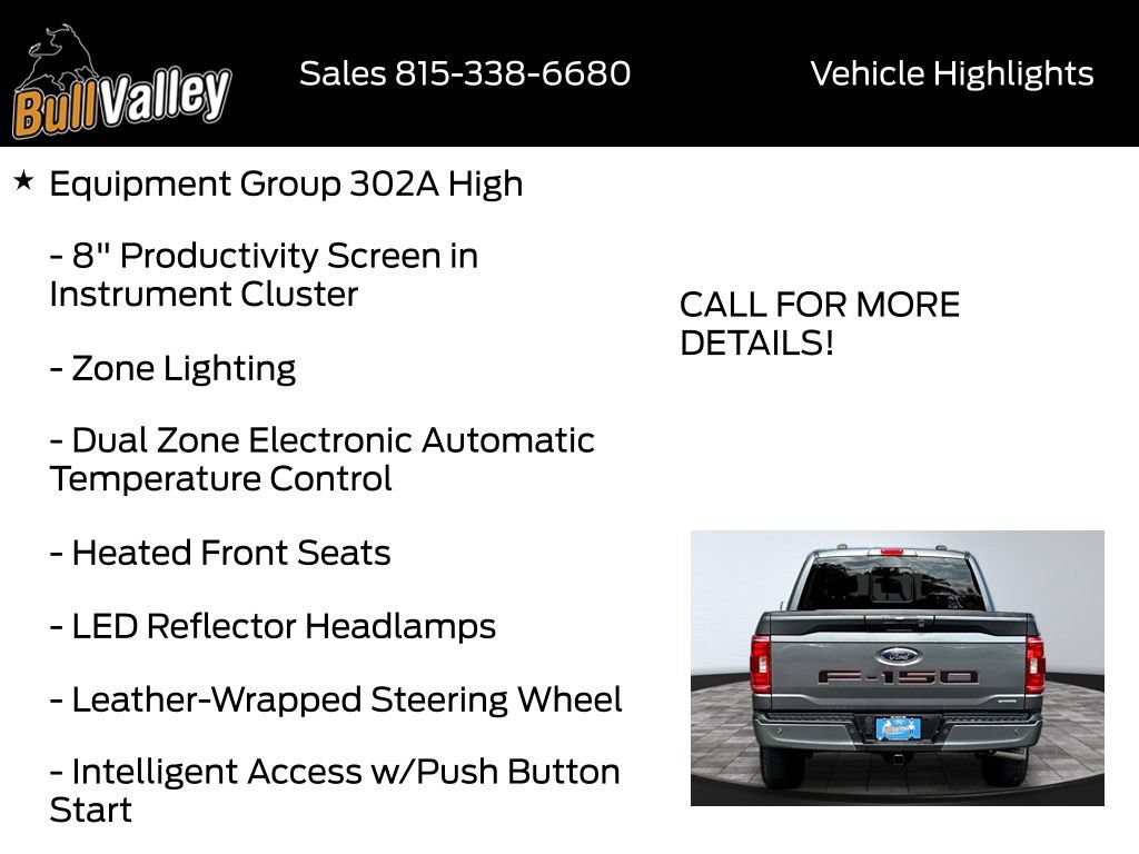 Certified 2022 Ford F150 XLT w/ Equipment Group 302A High AWD/4WD image 10