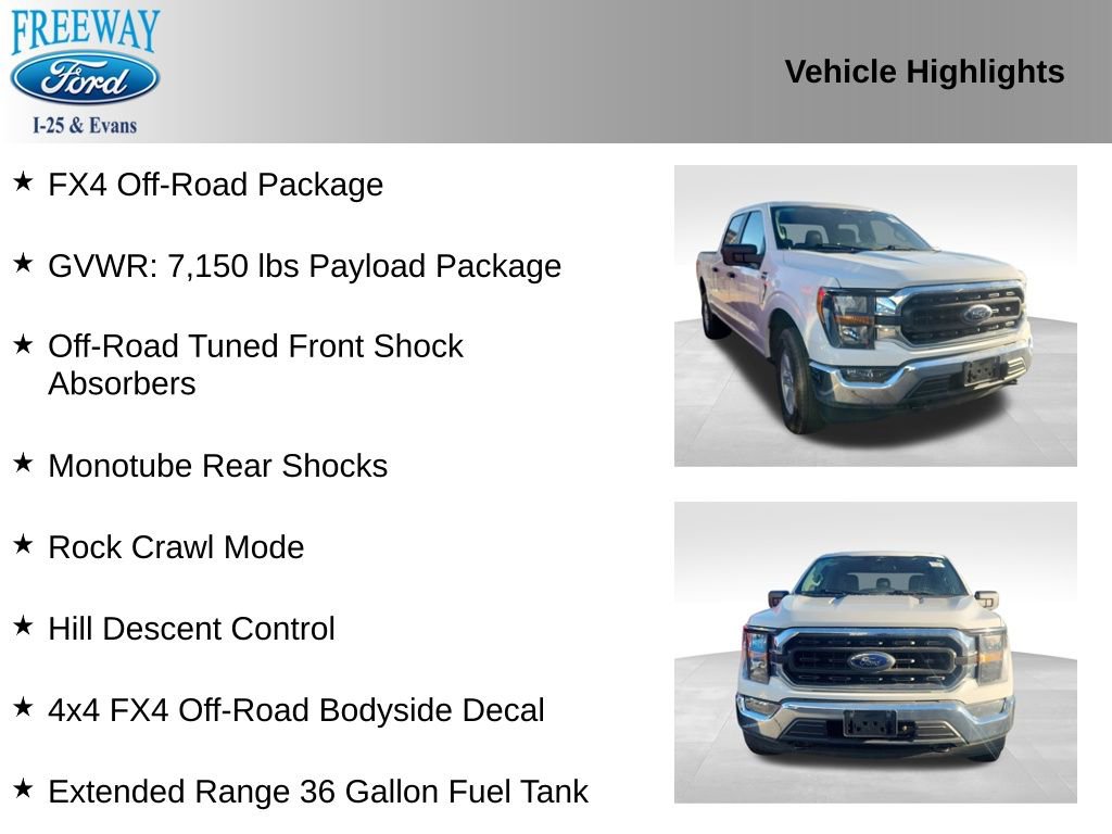 Certified 2023 Ford F150 XLT w/ FX4 Off-Road Package image 4