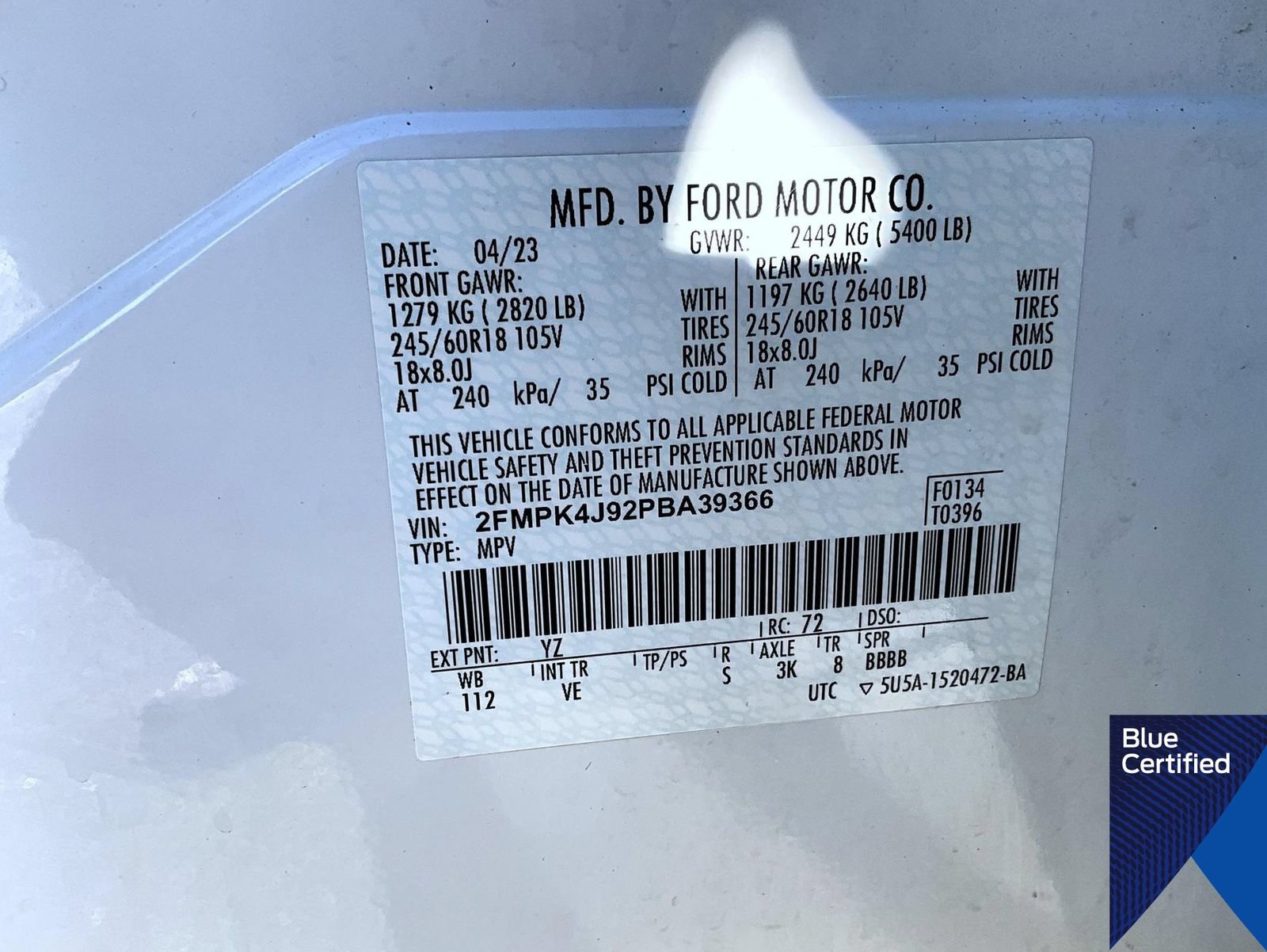 Certified 2023 Ford Edge SEL AWD/4WD image 27