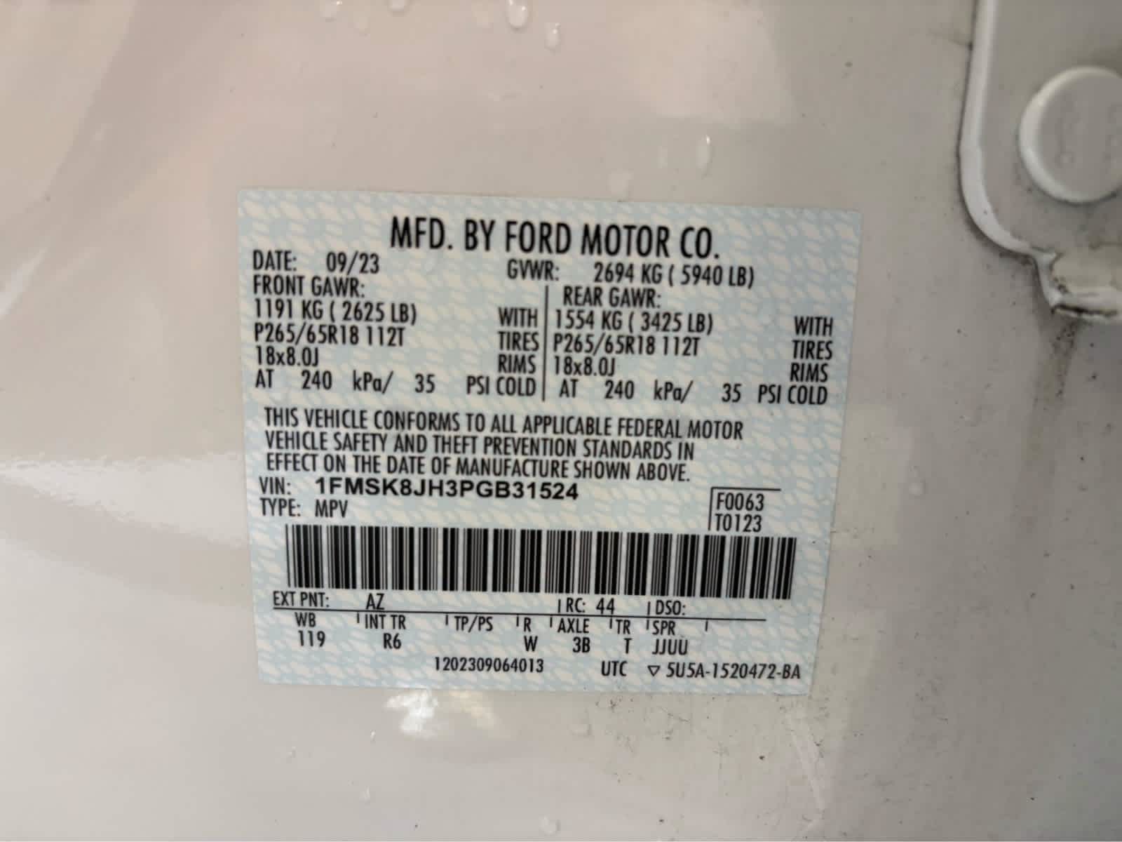 Certified 2023 Ford Explorer Timberline AWD/4WD image 12