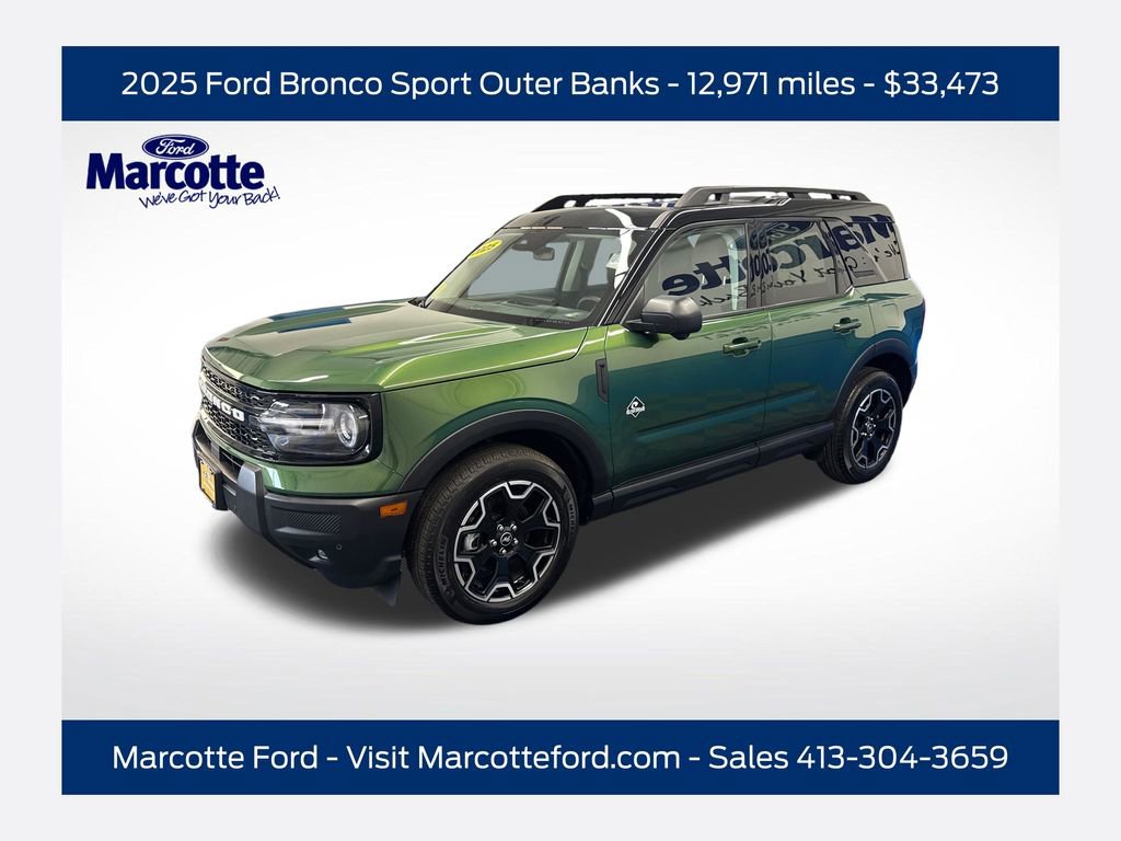 Certified 2025 Ford Bronco Sport Outer Banks w/ Outer Banks Tech Package+
