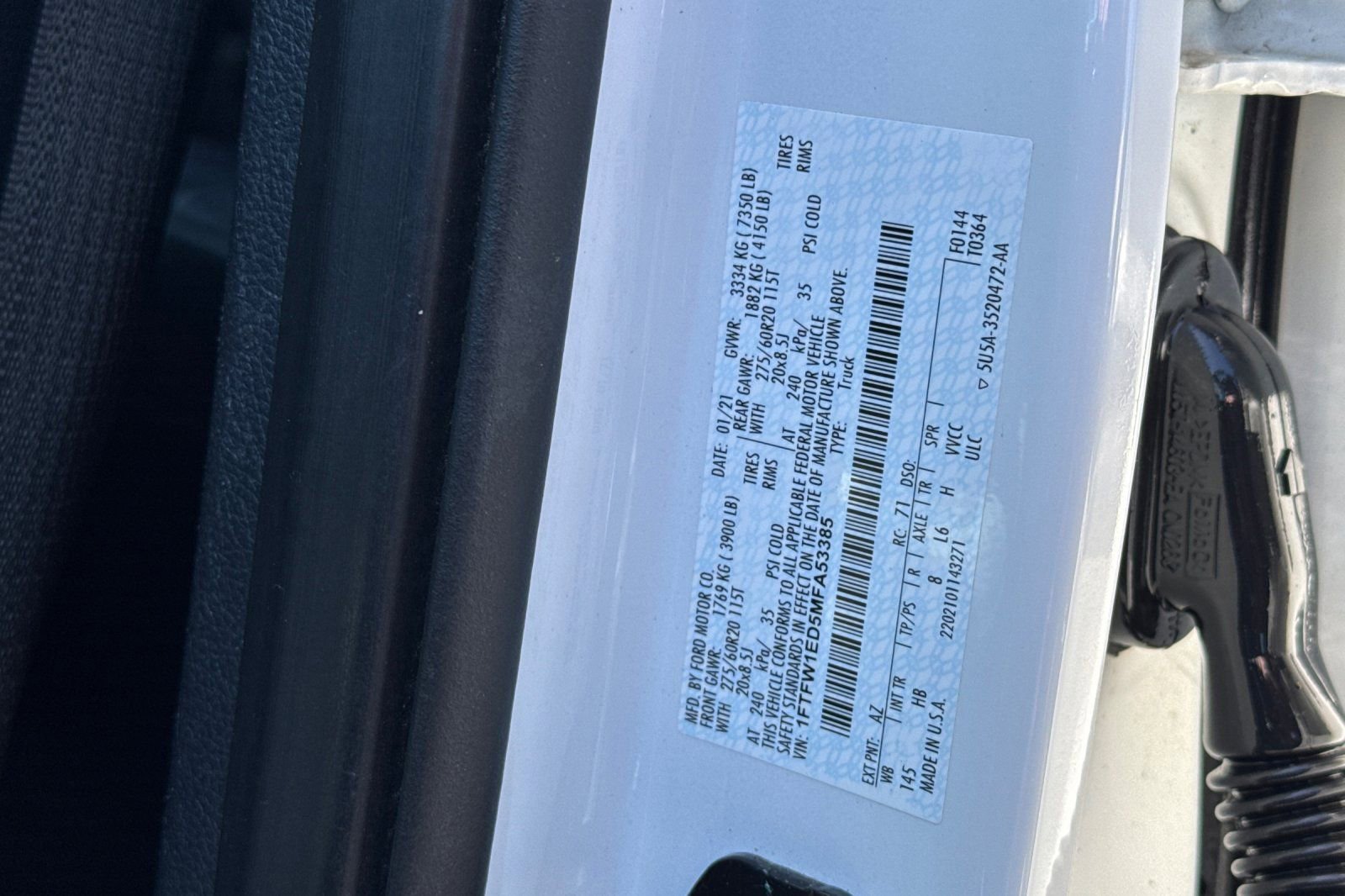 Certified 2021 Ford F150 Lariat w/ Equipment Group 502A High AWD/4WD image 42