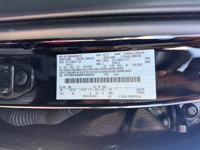 Certified 2022 Ford F150 Limited AWD/4WD image 29