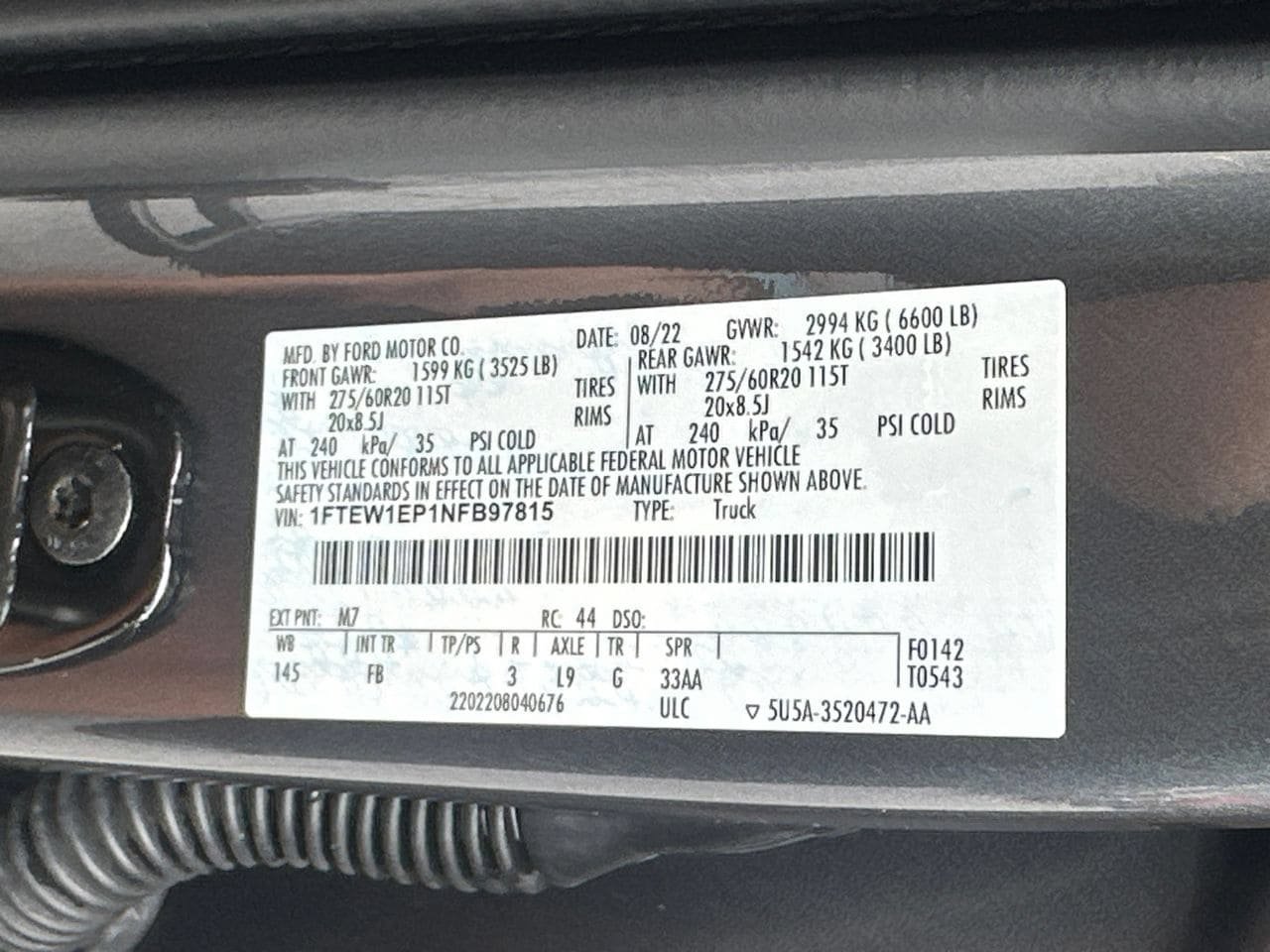 Certified 2022 Ford F150 XLT w/ Equipment Group 302A High AWD/4WD image 34