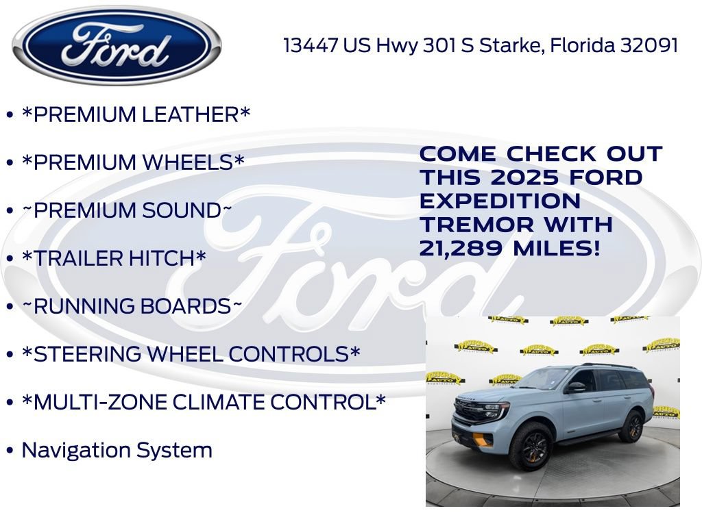 Certified 2025 Ford Expedition Tremor AWD/4WD image 17