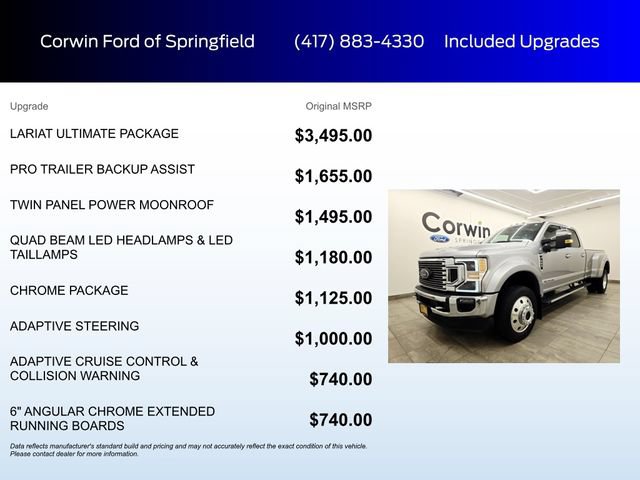Certified 2021 Ford F450 Lariat w/ Lariat Ultimate Package AWD/4WD image 6