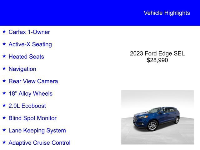 Certified 2023 Ford Edge SEL image 6