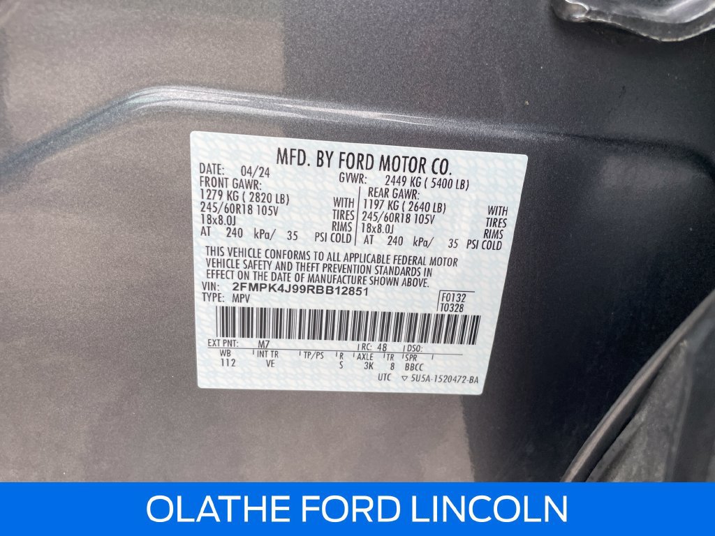 Certified 2024 Ford Edge SEL w/ Convenience Package AWD/4WD image 23