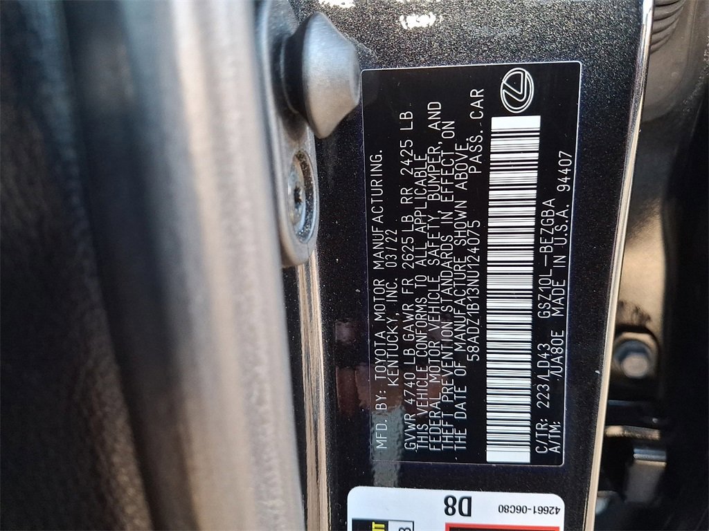 Used 2022 Lexus ES 350 w/ Premium Package image 27