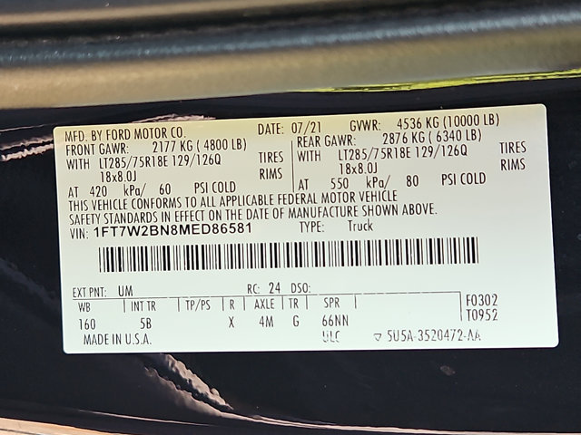 Certified 2021 Ford F250 Lariat AWD/4WD image 32