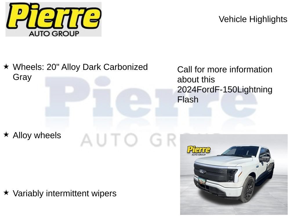 Certified 2024 Ford F150 Lightning Flash w/ Max Trailer Tow Package AWD/4WD image 5