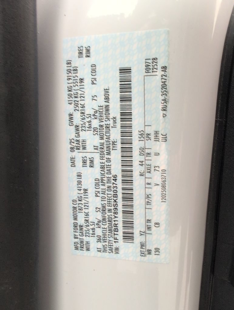 Certified 2025 Ford Transit 250 Low Roof w/ Exterior Upgrade Package RWD image 41
