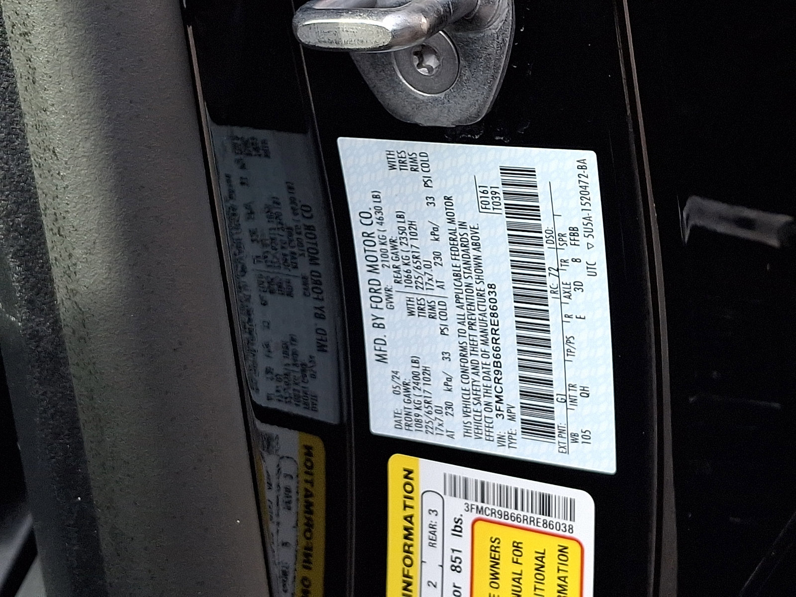 Certified 2024 Ford Bronco Sport Big Bend image 27