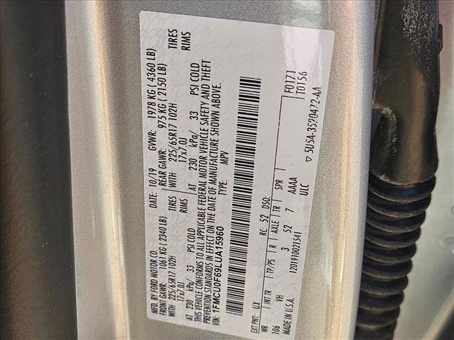 Certified 2020 Ford Escape S image 24