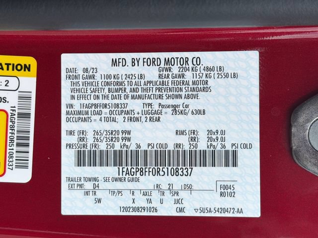 Certified 2024 Ford Mustang GT Premium RWD image 26