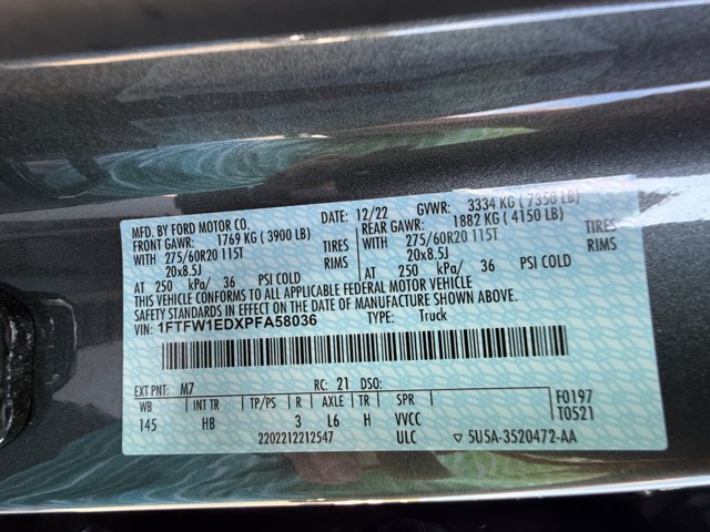 Certified 2023 Ford F150 Lariat AWD/4WD image 34