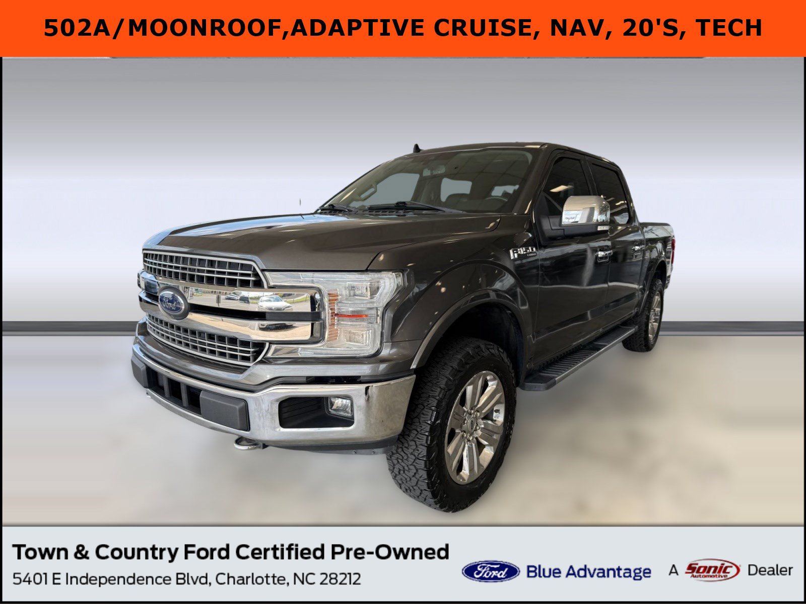 Certified 2019 Ford F150 Lariat w/ Equipment Group 502A Luxury