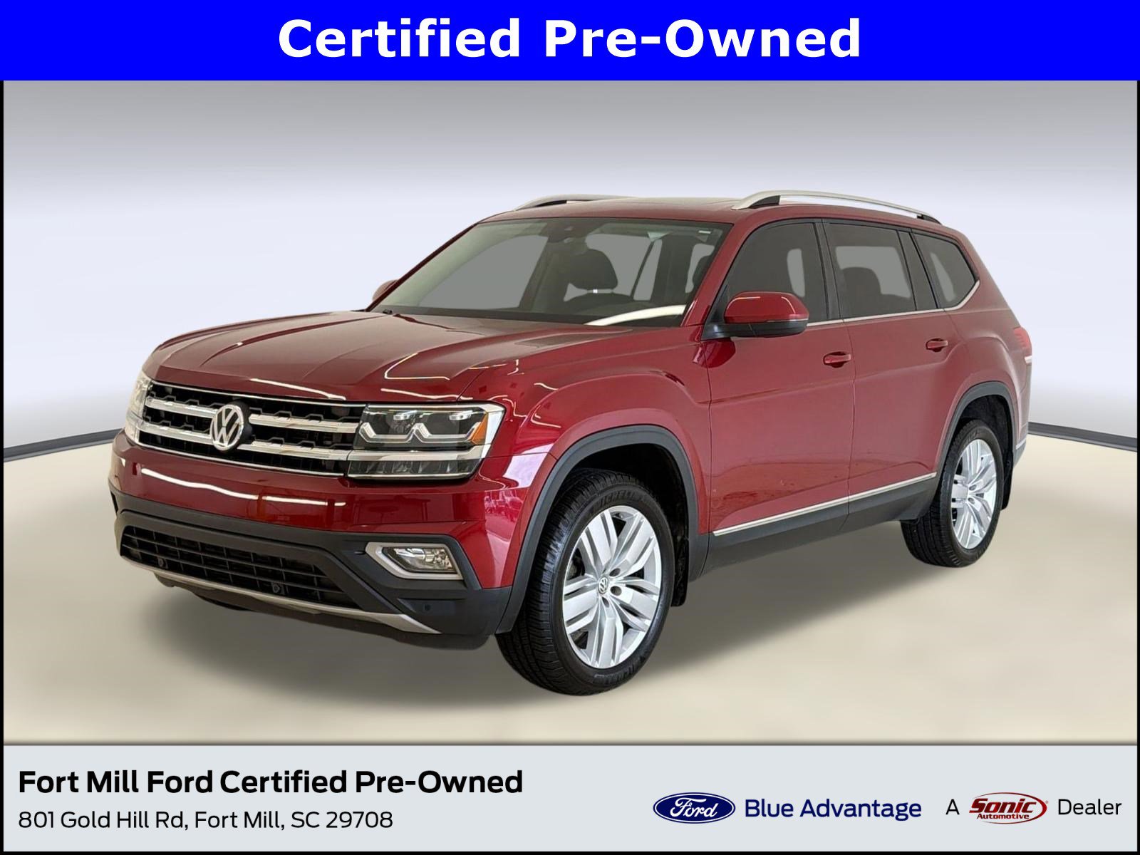Used 2019 Volkswagen Atlas SEL FWD image 1