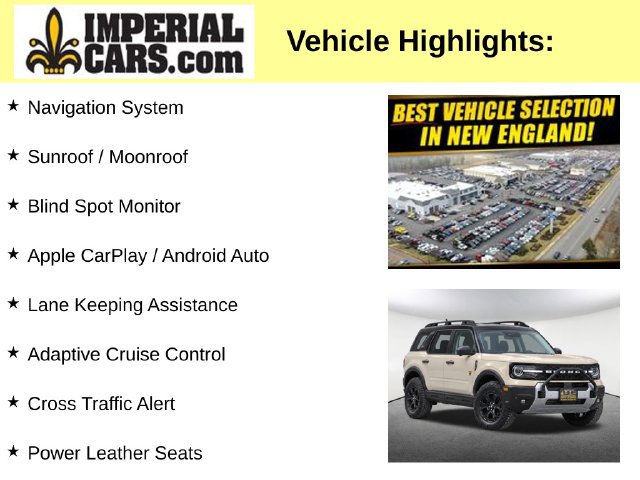 Certified 2025 Ford Bronco Sport Badlands w/ Sasquatch Badlands Package AWD/4WD image 5