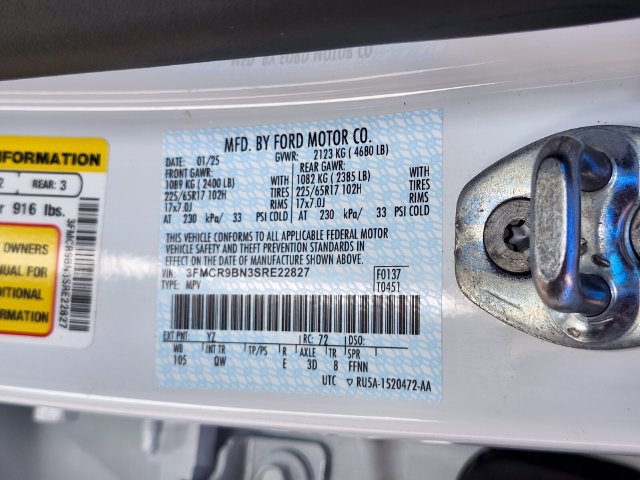 Certified 2025 Ford Bronco Sport Big Bend AWD/4WD image 33