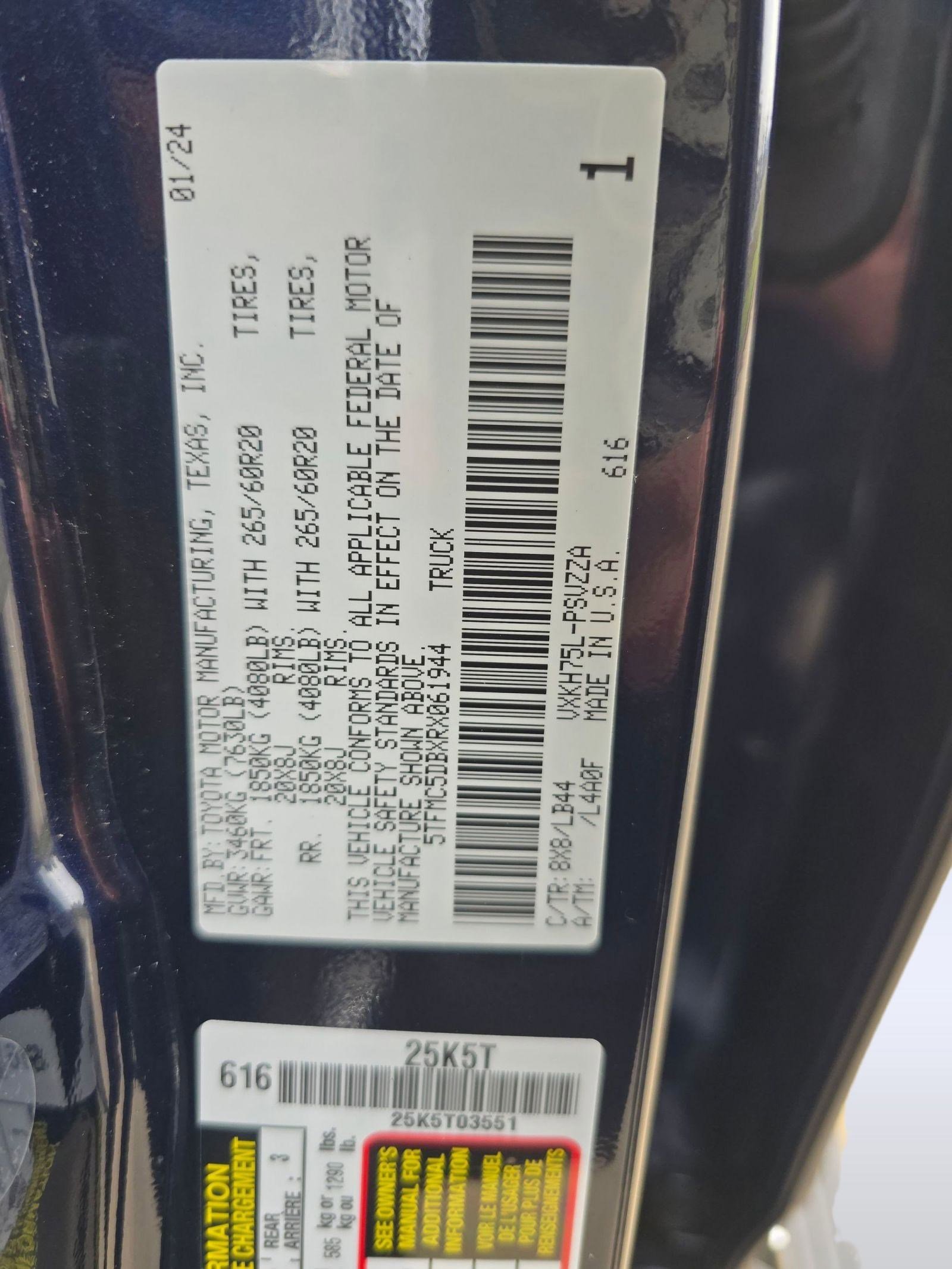 Used 2024 Toyota Tundra 1794 Edition image 19