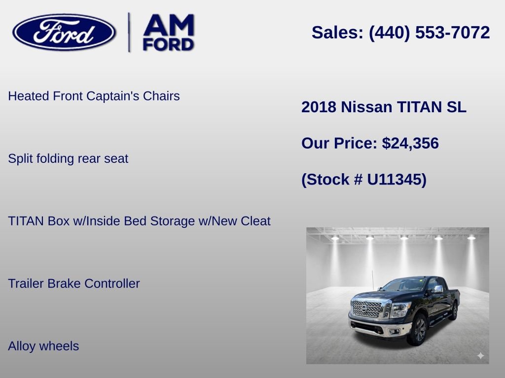 Used 2018 Nissan Titan SL w/ Texas Titan Edition AWD/4WD image 29