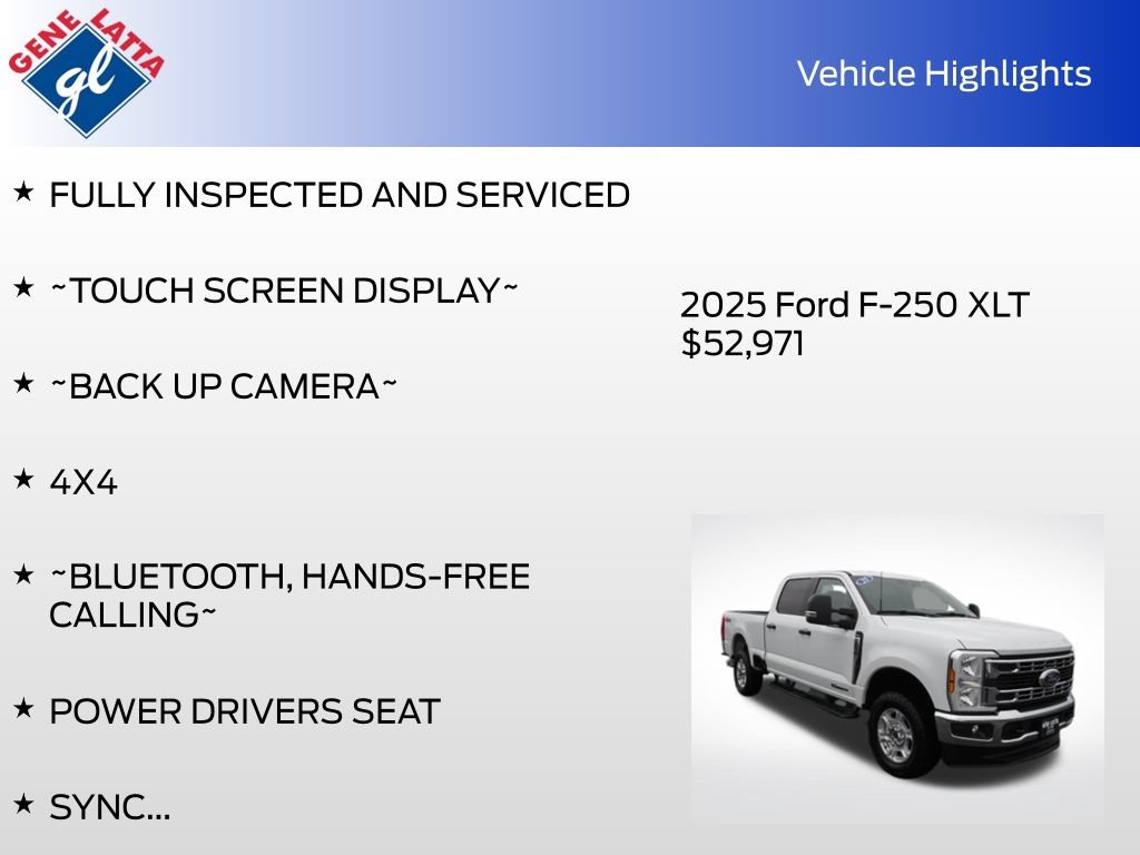 Certified 2025 Ford F250 XLT AWD/4WD image 29