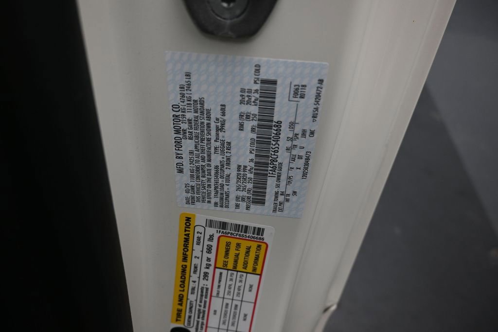 Certified 2025 Ford Mustang GT Premium w/ 60th Anniversary Package RWD image 30